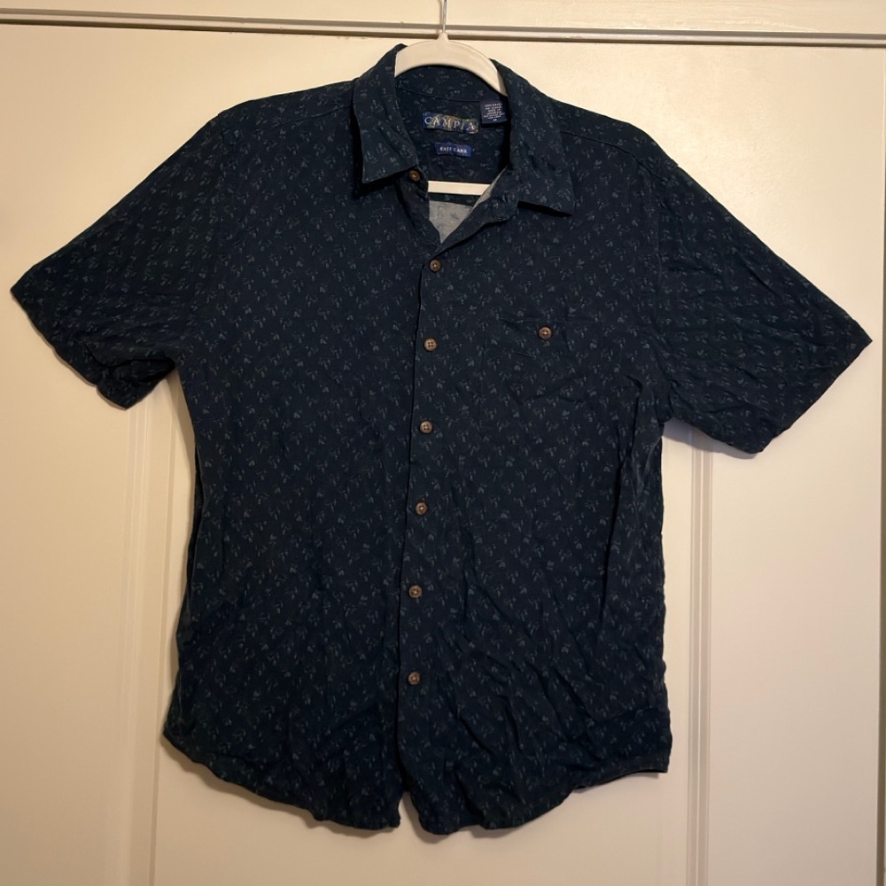 Campia Rayon Hawaiian / Resort Button-Up Shirt Men’s Medium